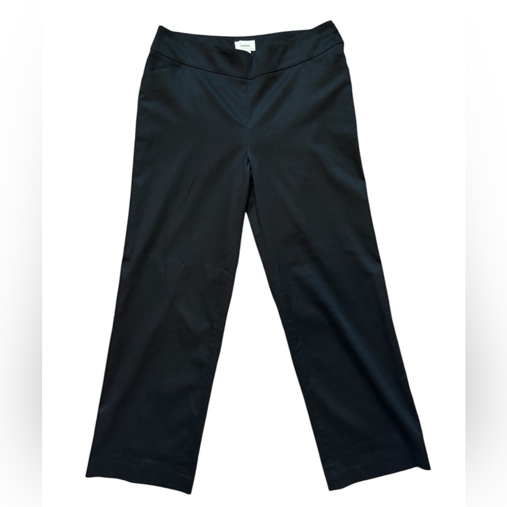 Neiman Marcus Black Wide Leg Trousers